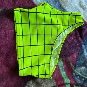 Neon cropped top